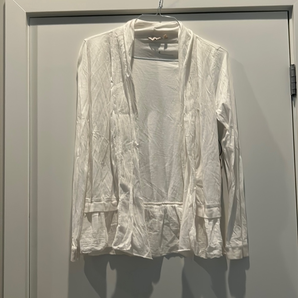 True Grit white lightweight jacket size small